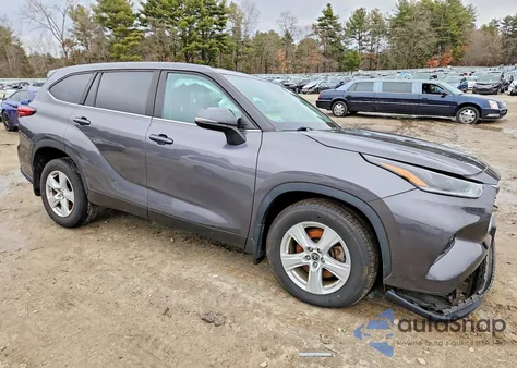 2021 Toyota Highlander Le from USA, damaged, VIN 5TDBZRBH1MS543074